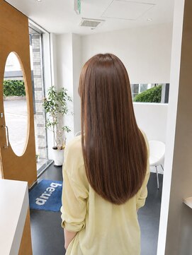 ビーアップヘアー(be:up hair) 自然な艶髪ロングの縮毛矯正