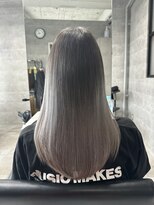 ルイス(L'wis)&nbsp;プラチナカラーのグラデーション♪朝長