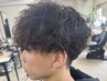 骨格矯正似合わせメンズカット+パーマ+ナノバブル(メンズ/パーマ/四日市)
