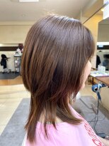 ビーワンヘアー 藤井寺 土師ノ里(B1hair)&nbsp;アッシュブラウン/ウルフカット