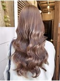 表参道コテ巻き風デジタルパーマロングドライパーマレイヤー韓国