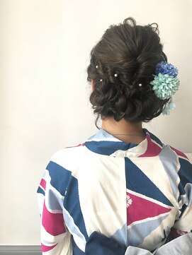 ネオリーブアイム 横浜西口店(Neolive aim) Neolive aim 浴衣にあうまとめ髪