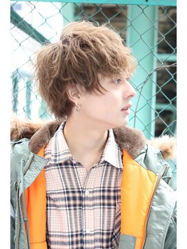 ネイビー(NAVY) スモーキーベージュネープレススマートマッシュ好感度○