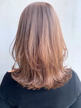 アルバム 銀座(ALBUM GINZA) オレンジベージュ_アッシュブラウンネオウルフ_ba275431