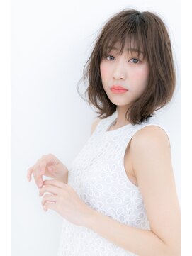 カバーヘア ブリス 川口(COVER HAIR bliss) 大人可愛い無造作カール黒髪小顔ネオウルフZ川口20代30代40代