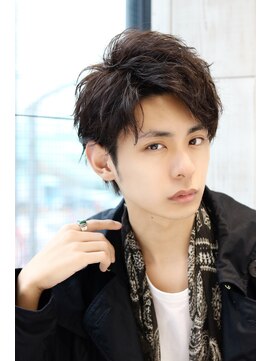 ネイビー(NAVY) 爽やかアップバングショート 好感度◎ 大人 社会人 スーツ