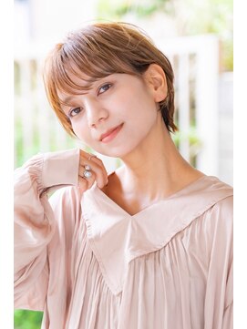 テイラー(Taylor) 【Taylor 大宮】耳掛けショート×オレンジベージュ