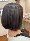 ブルージュ前下がりボブ