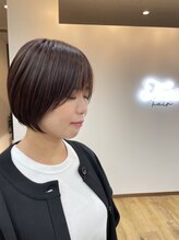 トラック ヘアー(TLUCK hair) 長めショート　パープルピンク