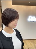 長めショート パープルピンク