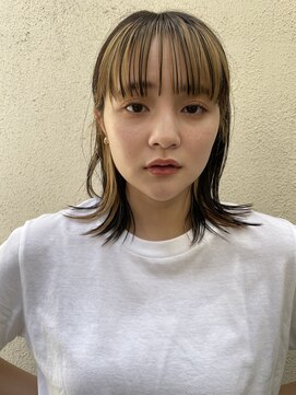 リノショアーズ ショウナン 辻堂店(RinoShores SHONAN) 外ハネヘルシースタイルショコラアッシュ黒髪イヤリングカラー