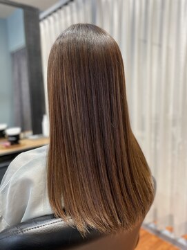 シャトン(chaton) ストレート/ナチュラルベージュ/大人女子