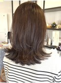 【CANNA】大人の垢抜けセミディとツヤ感グレージュ☆