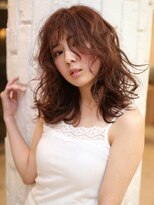 エムスラッシュ センター南(M.SLASH)&nbsp;■くすみカラー外国人風透明感ミディM.SLASHセンター南18-21★