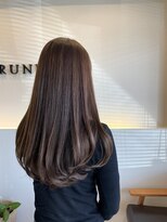 グランウェイ(GRUNWAY)&nbsp;ロングレイヤー×フォギーベージュ