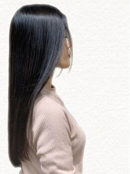 ヘアーキャラット(HAIR carat)の写真/周りのとの差をつけるなら、やさしい矯正エアストレート！自然風な仕上がりで自分らしさをアップデート☆