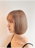 ピンクミルクティーボブ♪