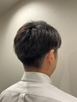 銀座マツナガ 神田店&nbsp;30代大人オシャレツーブロックアップバング刈り上げスタイル