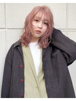 ノブレス ノアール(NOBLESSE NOIR)&nbsp;春におすすめピンクベージュ/ゆるふわスタイリング