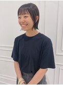切りっぱなしボブ