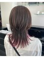 ルルクス ヘアーサロン(LuLux)&nbsp;ロングウルフは動きのあるスタイルに見せてくれます♪