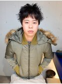 メンズヘア　スパイキーショート　メンズカット　天神大名