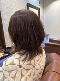 小顔補正立体カットで作る大人可愛いくびれミディアム♪