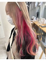 レーベン(LEBEN)&nbsp;◎ミルクティー×インナーピンクカラー◎
