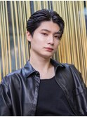 小久保styleフェザーパーマフェザーショートグレーエンドカラー