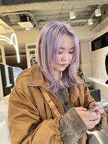 髪屋 紬 ラベンダーカラー/パープルカラー/ラベンダーグレー/ラベンダー