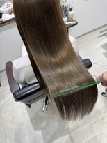 フゥ 銀座(fuu。。。)&nbsp;ベージュ系カラー×縮毛矯正