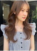似合わせ前髪◎レイヤー・透明感ベージュおおたかの森