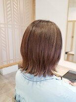 ミリ 国分寺(Mili)&nbsp;外ハネミディアムレイヤー&ベージュカラー