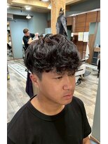 スタンドバーバー 柏(STAND BARBER)&nbsp;サーフカール/スパイキーショート/ブルーブラック