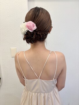 ボタン ハカタ(VOTAN hakata) 【votan sanae】サイドシニヨン/お団子アレンジ/浴衣ヘア