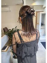 バランス 京都(BALANCE)&nbsp;【balance】カチモリ/カチモリアレンジ/ハーフアップ/結婚式ヘア