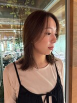 ウエストリー(WESTORY)&nbsp;#ミディアムレイヤー#顔周りレイヤー#寒色ベージュ