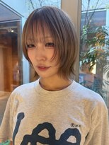 クティエ(Cuthie)&nbsp;#ウルフボブ#顔周りレイヤー#シースルーバング#20代#30代