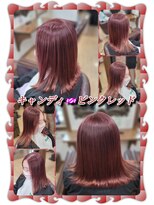 ヘアーファクトリー☆マハロ(Hair Factory☆MAHARO)&nbsp;キャンディーピンクレッド☆ヘアカラー