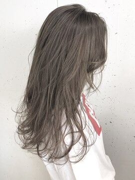 チェルシー 梅田(CHELSEA) ［CHELSEA］伸ばしかけ×スモーキーアッシュ☆お客様スタイル