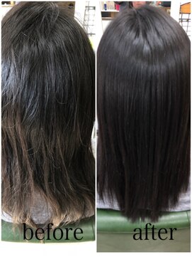 マイン ヘアー クリニック(main hair Clinic) お客様の縮毛矯正