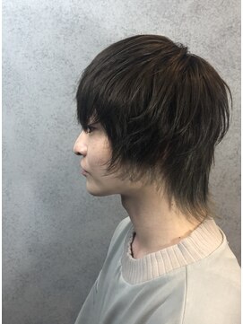 ヘアサロンM 新宿 男性にもオススメ♪ウルフカット♪