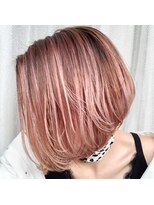 アヴァンス 光明池店(AVANCE.)&nbsp;エモピンク＋クールショートボブ