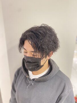 アース 大井町店(HAIR & MAKE EARTH) 20代30代メンズツイストパーマ束感トラッドオシャレ感ショート