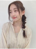 大人可愛い愛され編み下ろしアレンジ