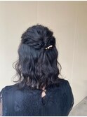 お呼ばれ◯ヘアセット
