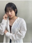 20代30代♪大人かわいい小顔耳掛けショート☆シースルー前髪