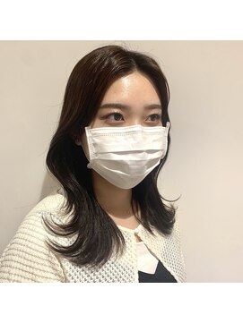 ネオリーブエクラ 上野御徒町店(Neolive eclat) 韓国風くびれミディアム♪黒髪