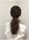 ゆるふわモテ髪パーティーアレンジ