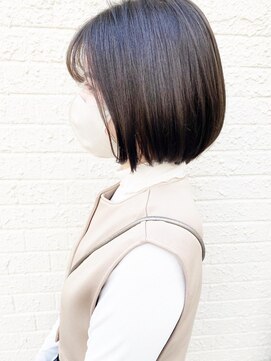 モリオ フロム ロンドン 成増店 【morio成増/玉井】コンパクトボブ　オリーブベージュ